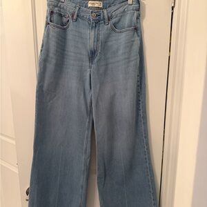 Abercrombie & Fitch Light Blue Flare Jeans